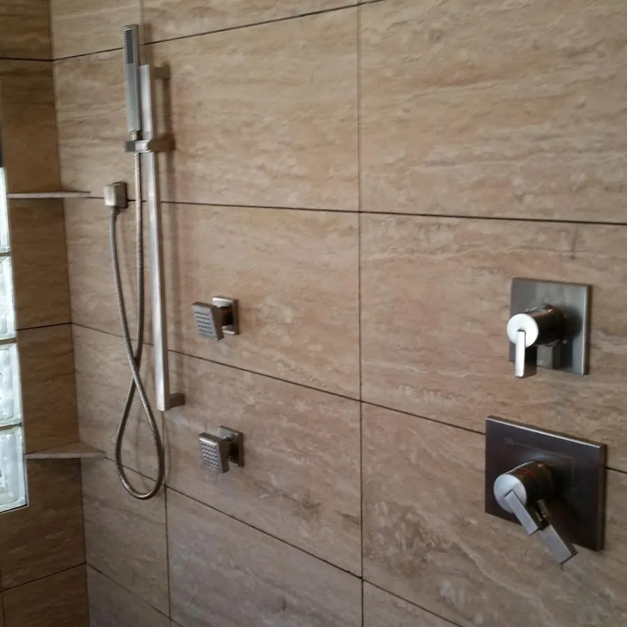 Shower fixture installation for Frozen Pipe Repair in Byron